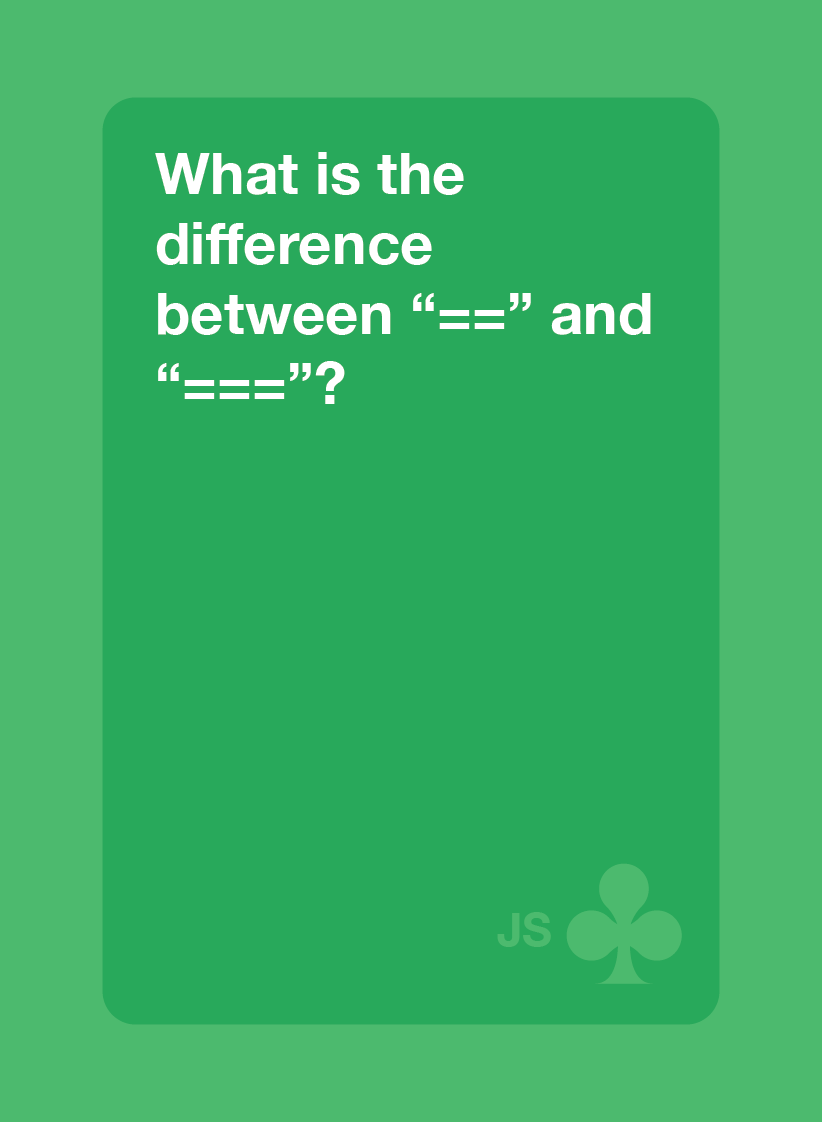 JS Code Cards Flashcards Memorang