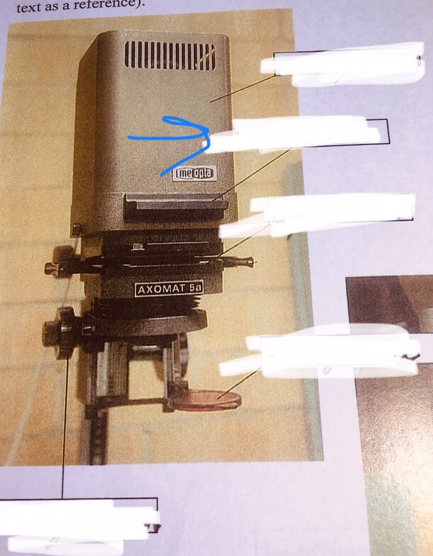 Enlarger parts Flashcards Memorang