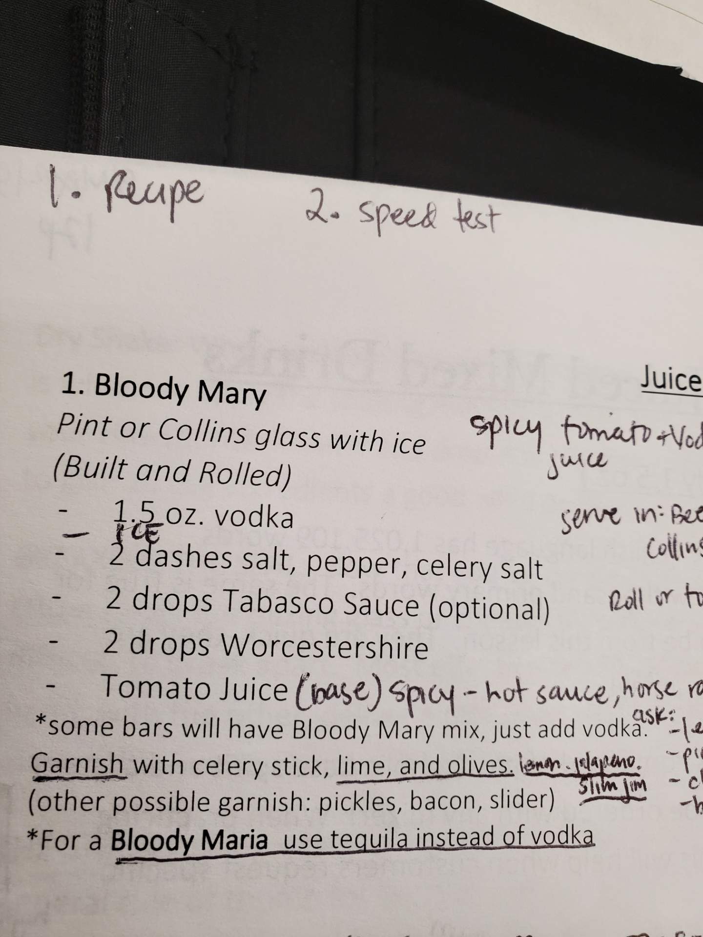 Bartending Cards Flashcards Memorang