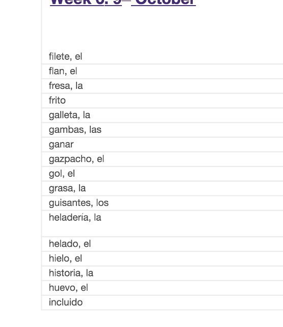 Spanish words Flashcards Memorang