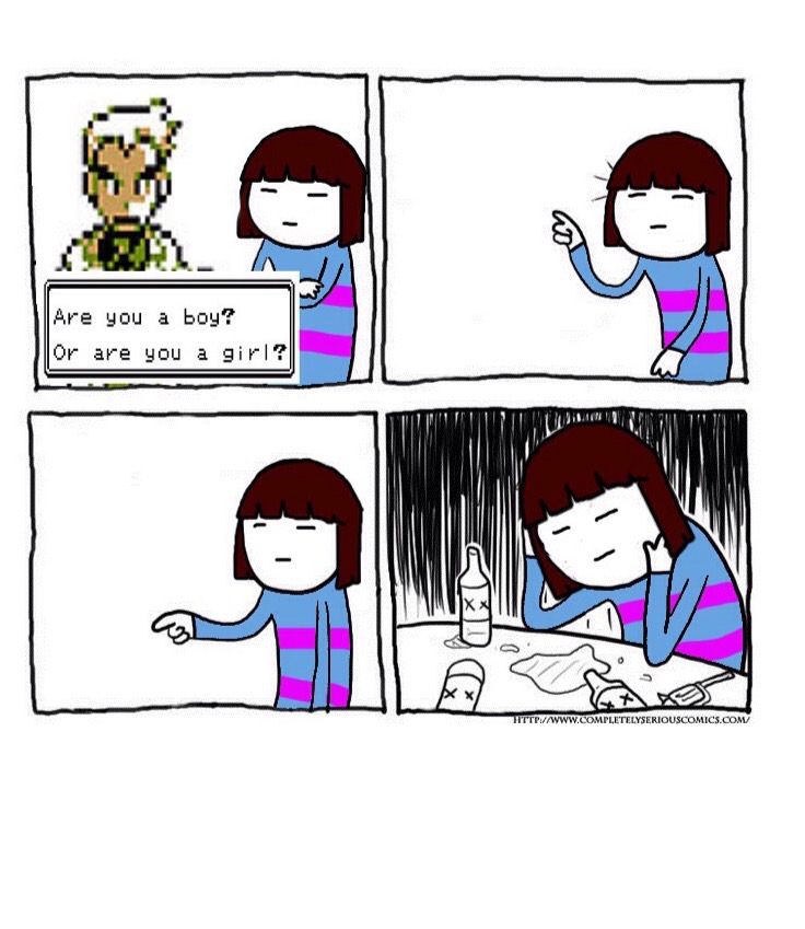 Undertale Memes Frisk And Chara Edition Flashcards Memorang