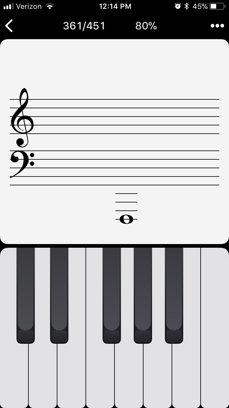 Sight Reading Ledger Lines Flashcards Memorang